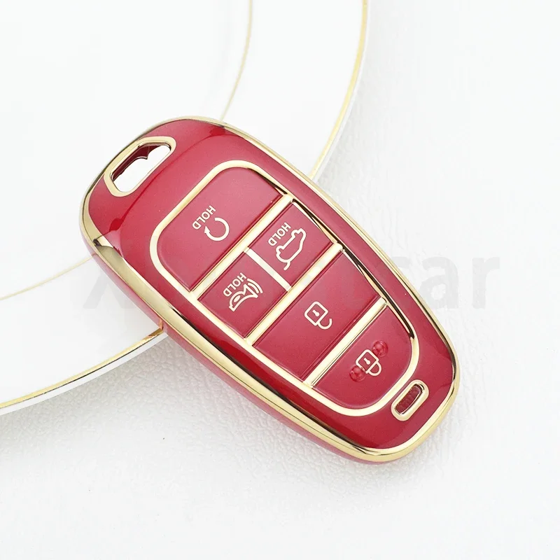 Funda de TPU para llave Hyundai compatible con Sonata y Tucson - imagen 4