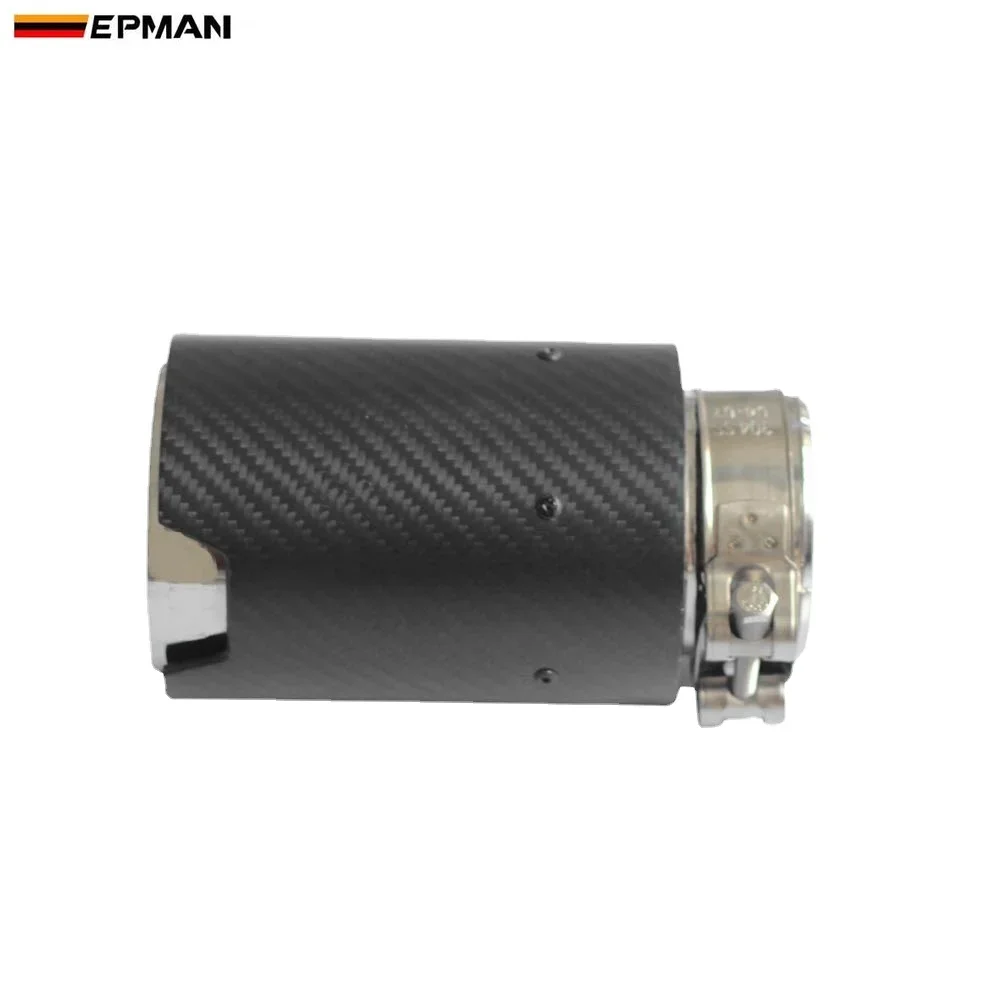 Punta escape fibra carbono 63mm entrada 92mm salida universal - imagen 5