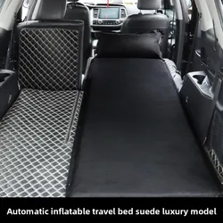 Cama de viaje para coche, colchón inflable grande para coche SUV, colchoneta para dormir para maletero inflable completamente automática