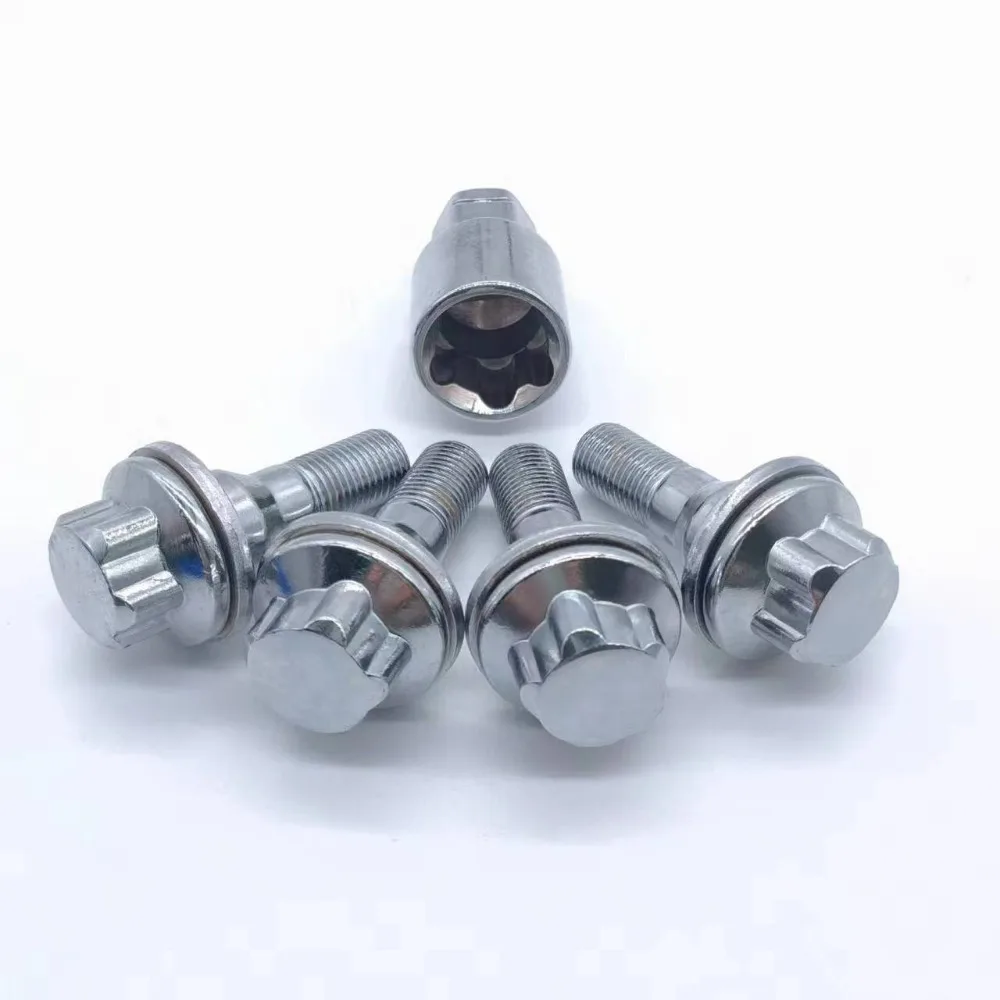 4+1 tornillos antieliminación de ruedas para Peugeot M1