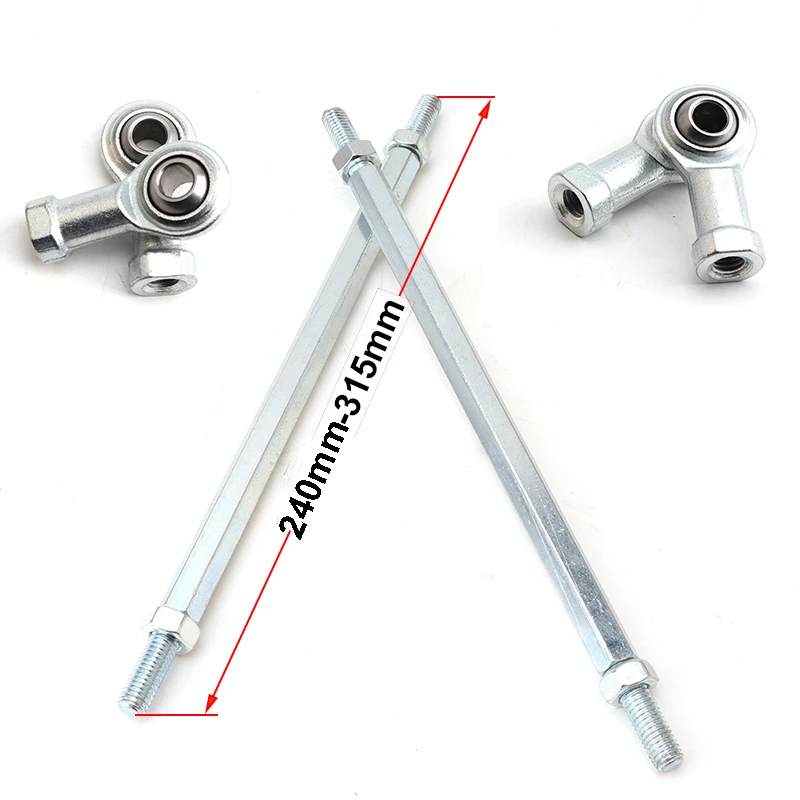 Kit de tirantes de dirección con rótulas para minibike 49 cc y quad