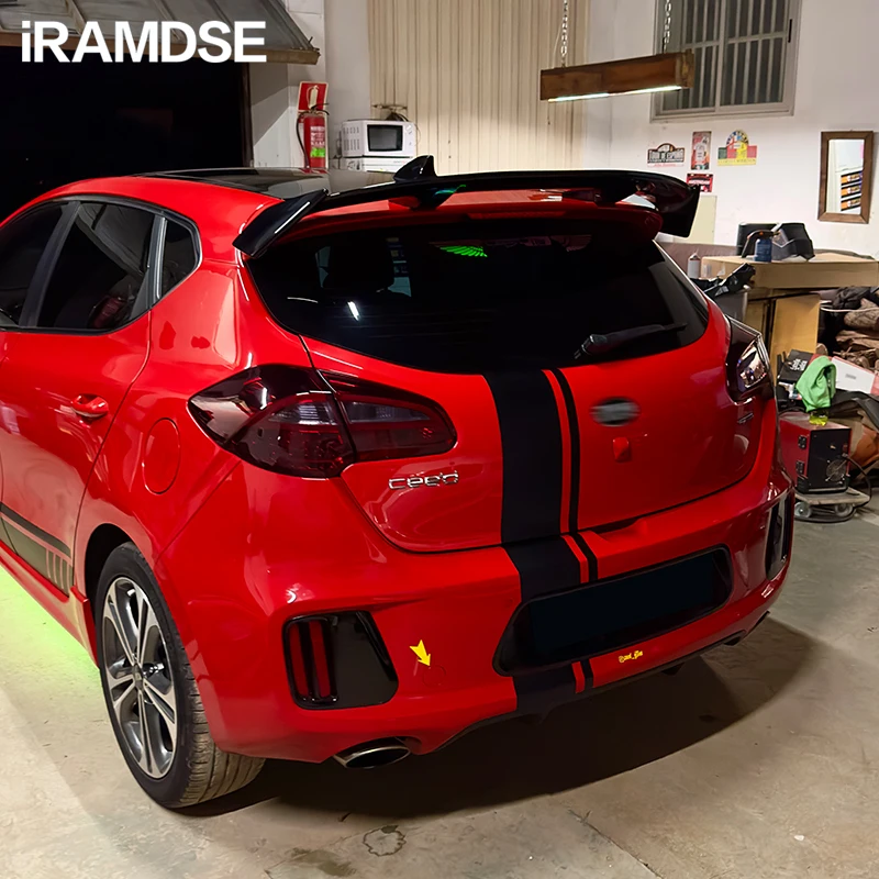 Alerón trasero universal ABS efecto carbono para Kia Ceed 2013-2022 - imagen 4