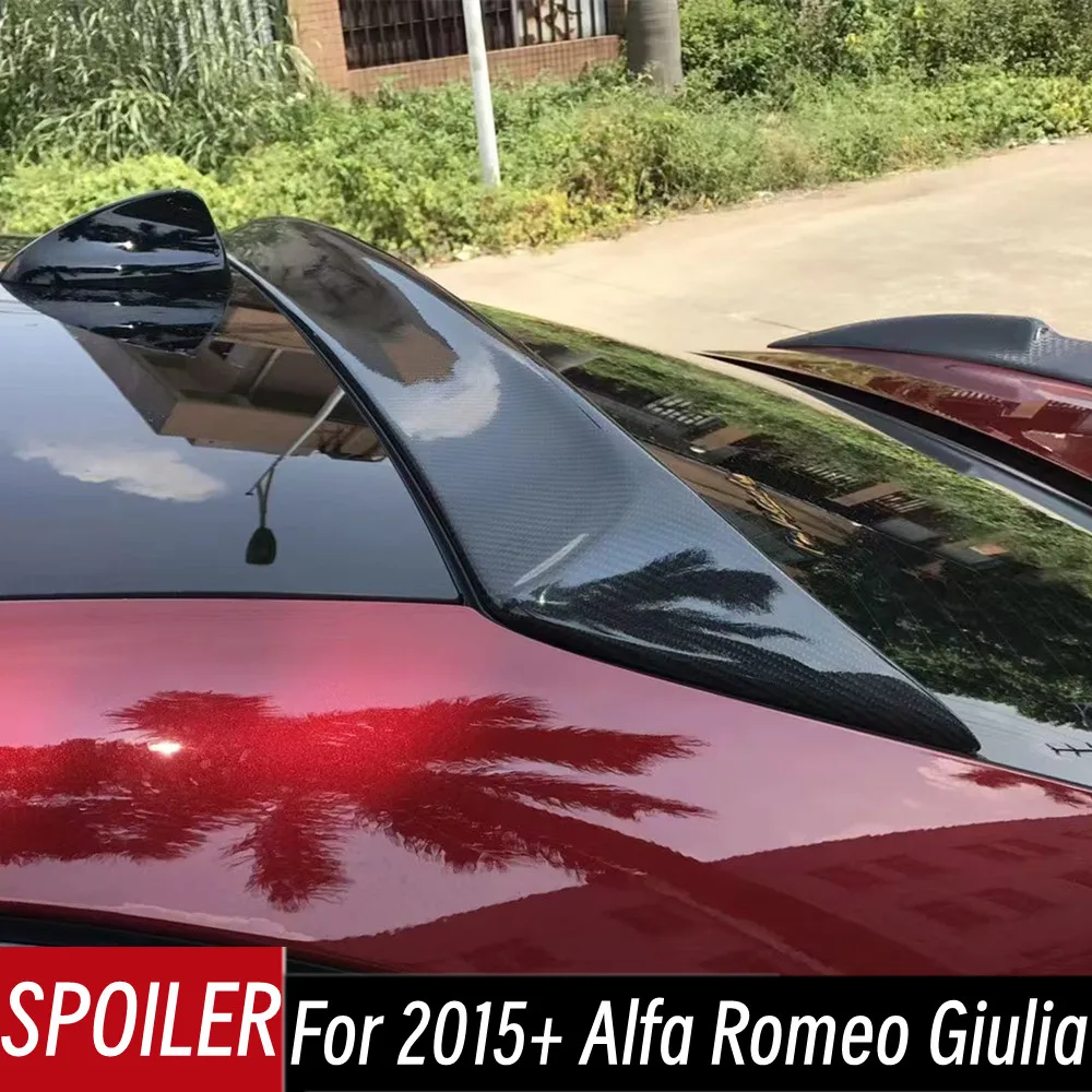 Alerón trasero de fibra de carbono para Alfa Romeo Giulia 2015+