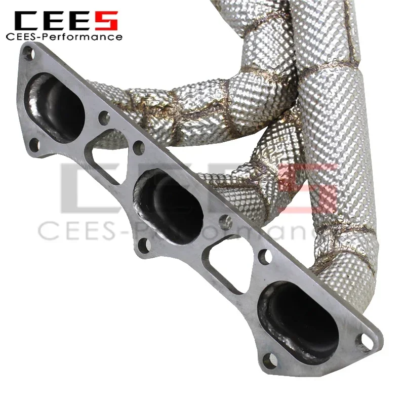 Colector escape CEES con protector térmico Porsche Cayman GT4 RS - imagen 3