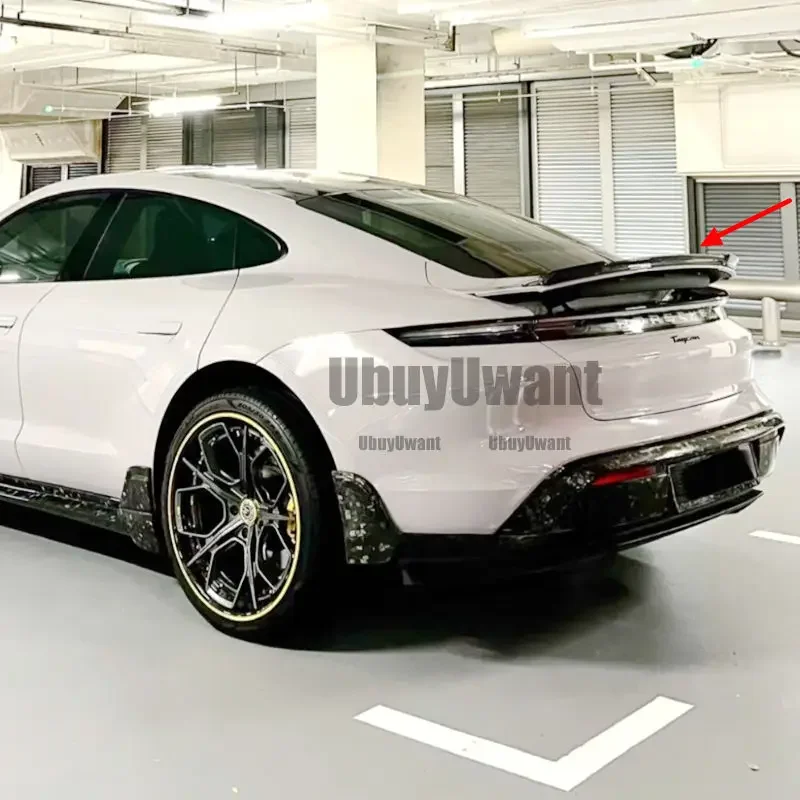 Alerón fibra de carbono Real FD para Porsche Taycan Turbo S 2019-2023 - imagen 3