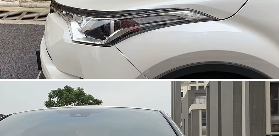 Detalle del diseño decorativo para el frontal del Toyota C-HR
