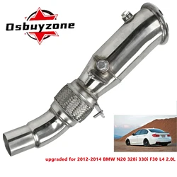 Bajante de escape BMW N20 328i/330i F30 2.0L sin catalizador