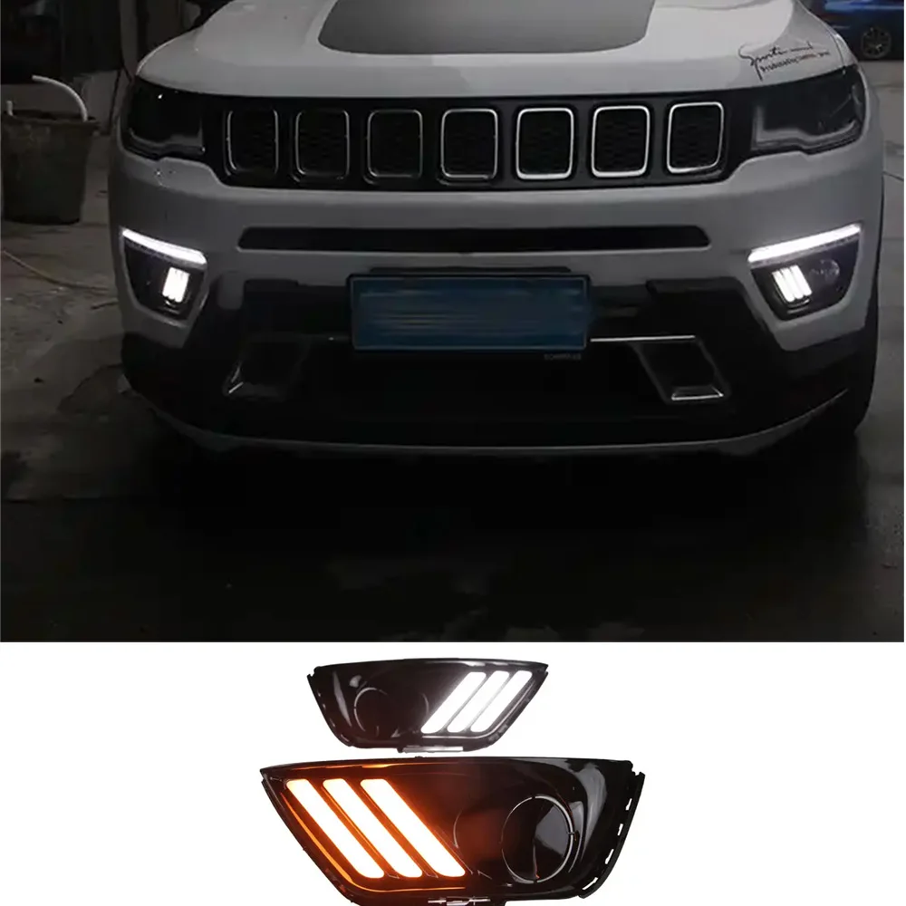 Luces diurnas LED para Jeep Compass 2016-2018