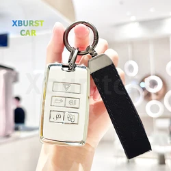 Funda de TPU para llave Jaguar XF, XJ, XE y Land Rover Velar/Evoque