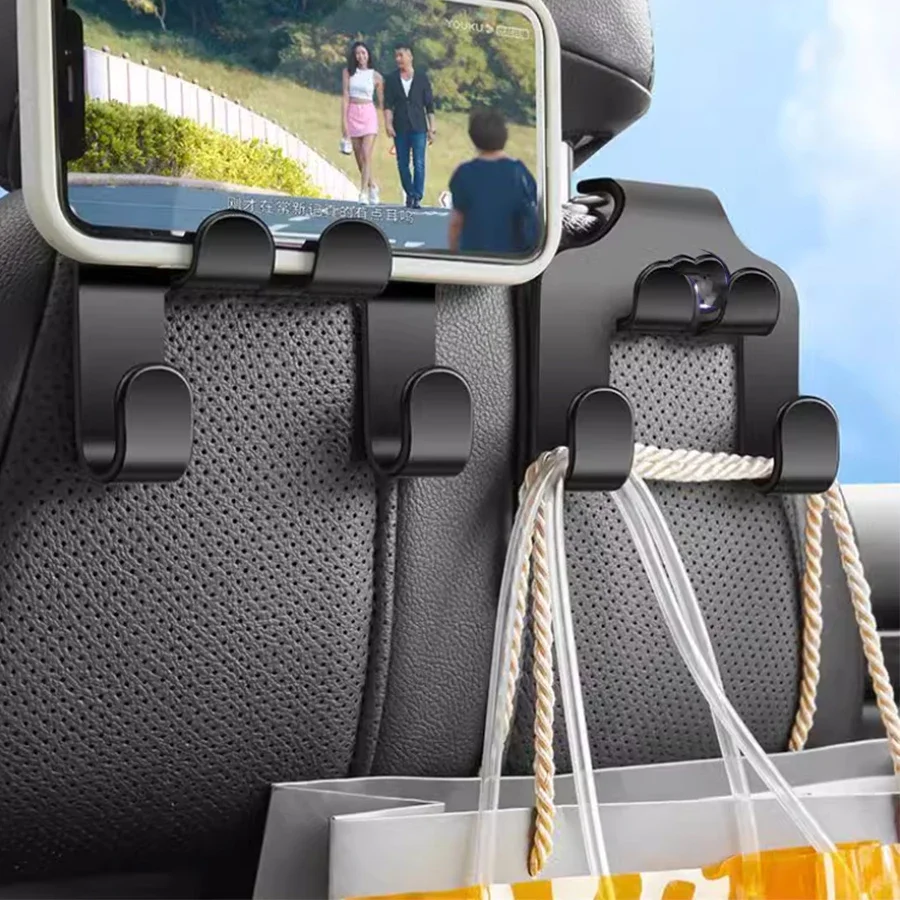 Gancho simple para coche en respaldo de asiento