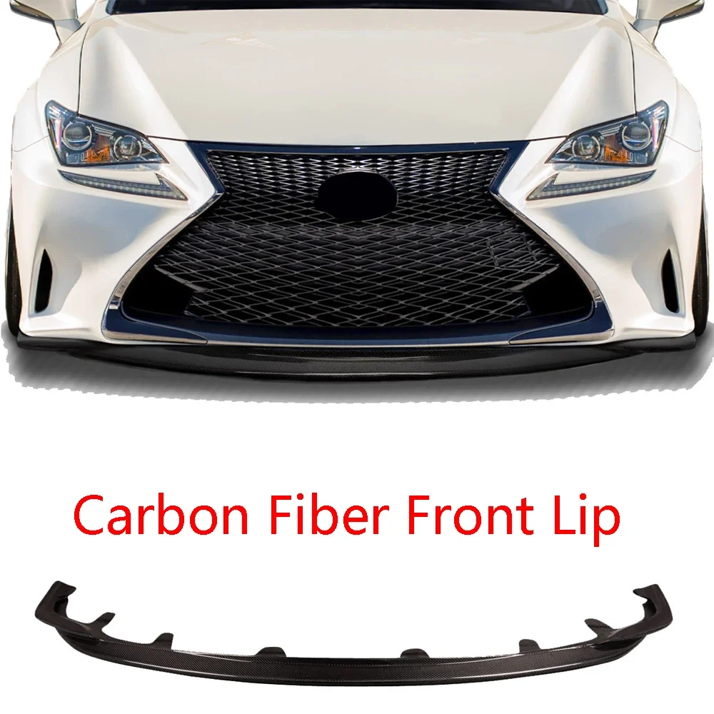 Labio delantero de fibra de carbono para Toyota RC200T y RC350