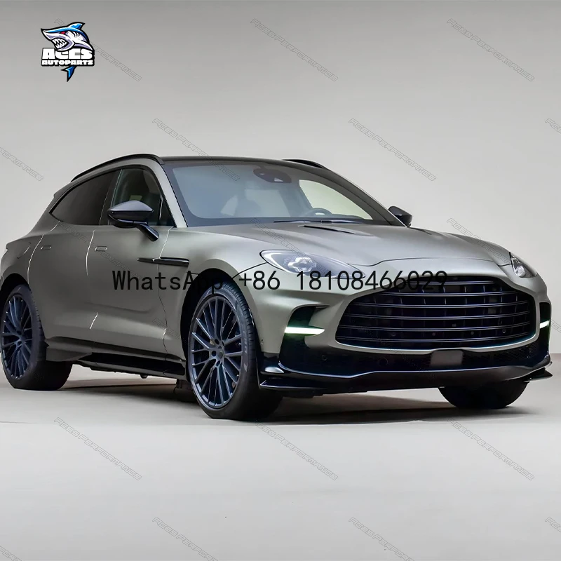 Material de fibra de carbono para Aston Martin DBX, Kit de carrocería mejorado estilo 707, faldones laterales de parachoques delantero, difusor trasero, ala superior