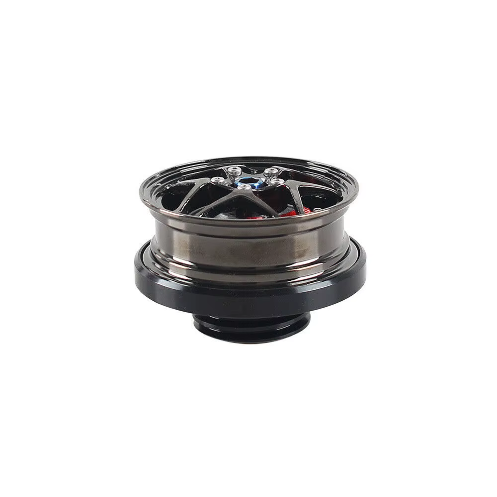 Tapón de llenado de aceite de aluminio negro para Honda Civic y Acura