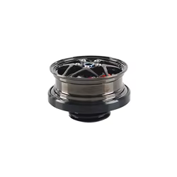 Tapón de llenado de aceite de aluminio negro para Honda Civic y Acura