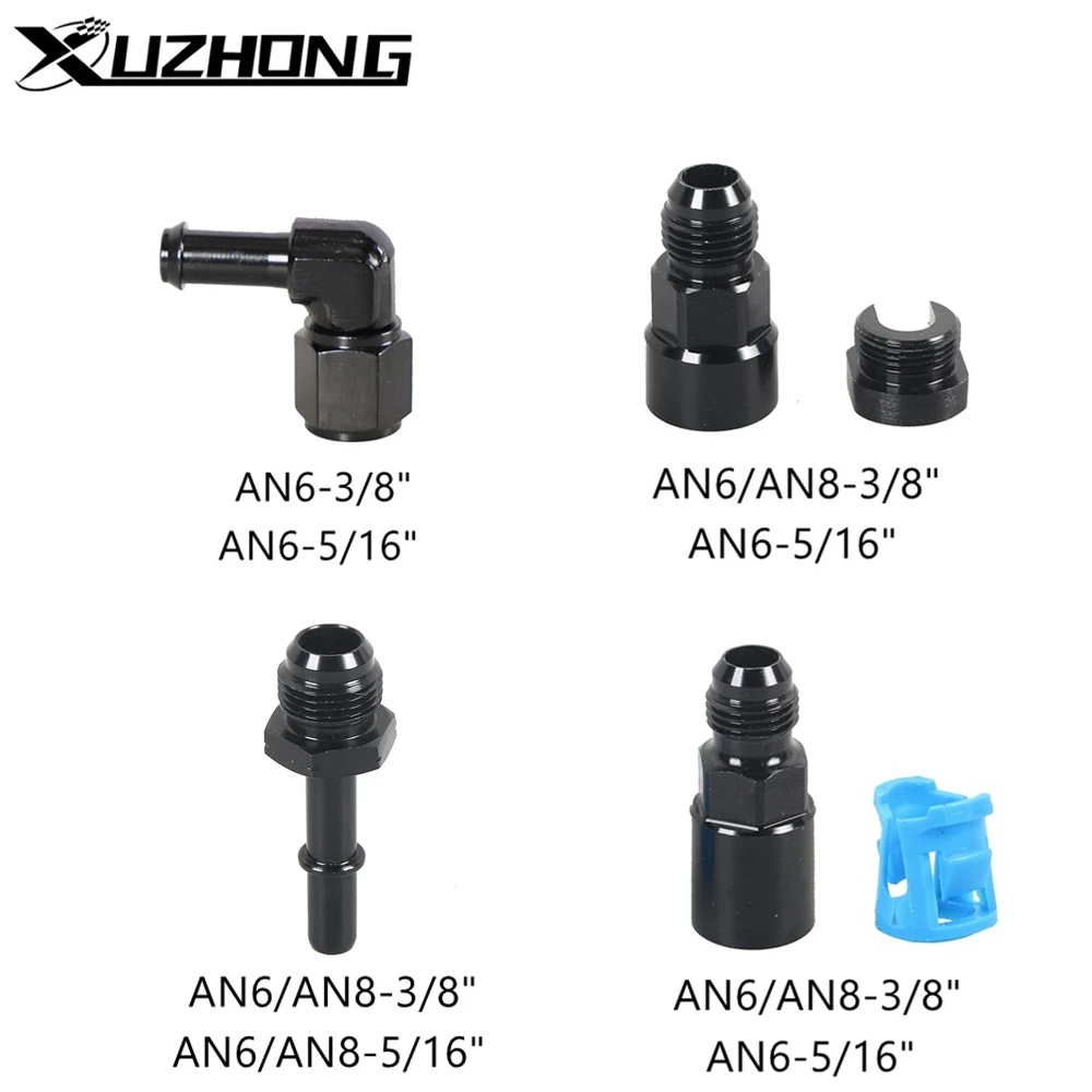 Adaptador EFI macho 6AN/8AN a SAE 3/8″ de conexión rápida