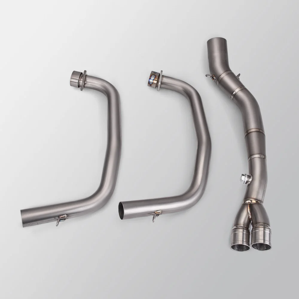 Sistema de escape completo de aleación de titanio, tubo medio delantero antideslizante para YZF MT03 R25 R3 2015-2024, codo de tubo de conexión - imagen 3