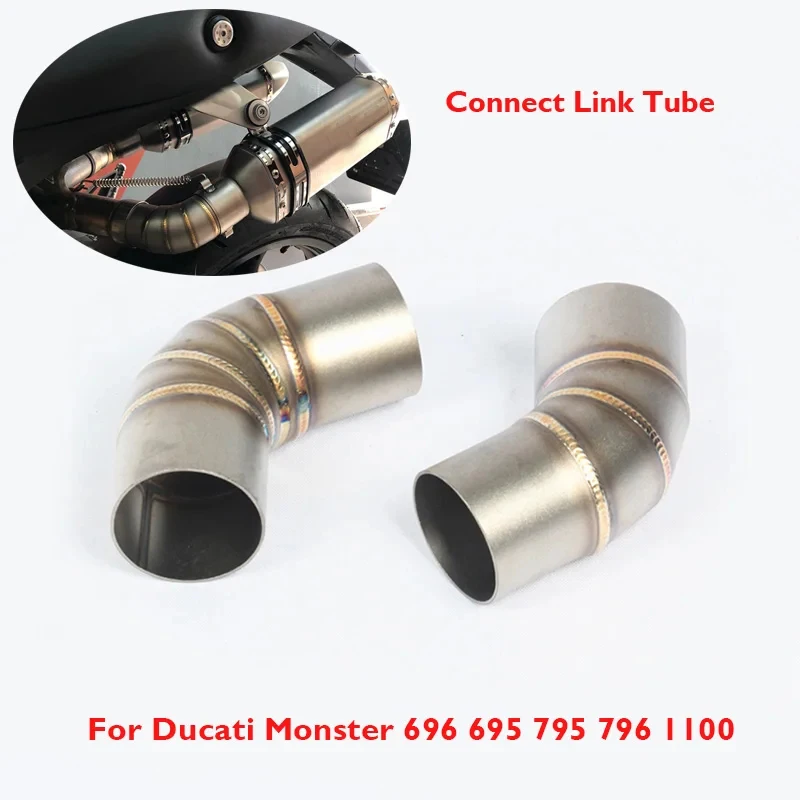 Tubo enlace de escape Ducati Monster 696 y 796