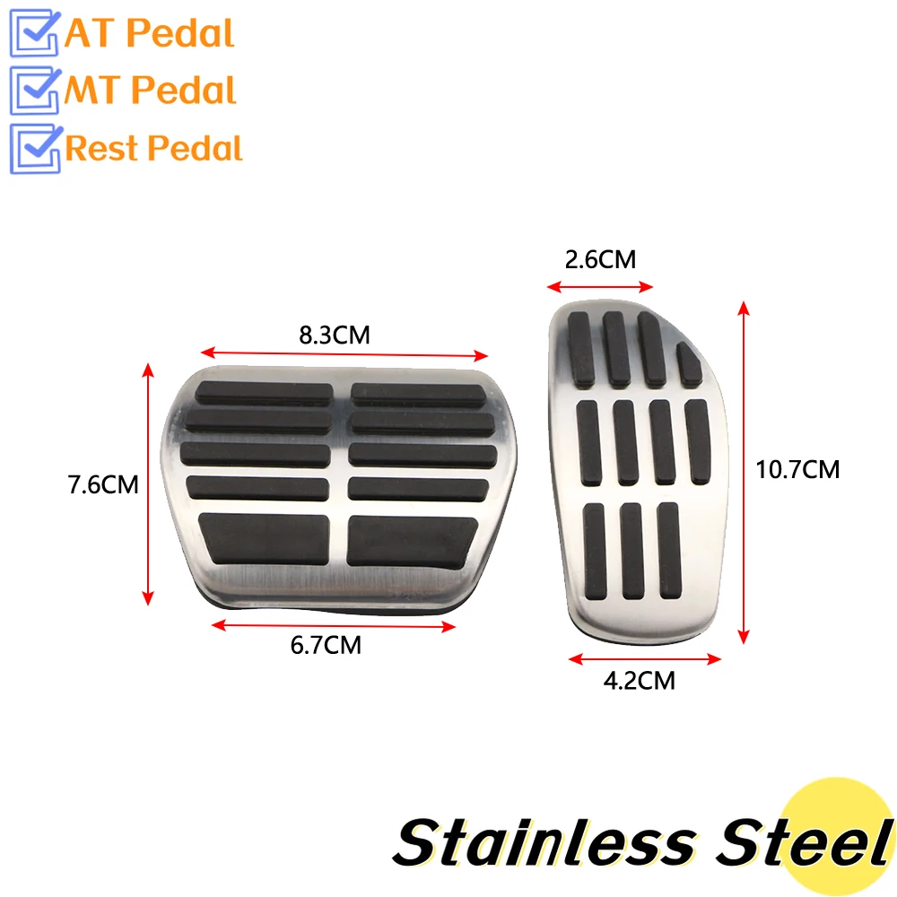 Cubiertas de pedales para Nissan Qashqai J11 y X-Trail T32 - imagen 3