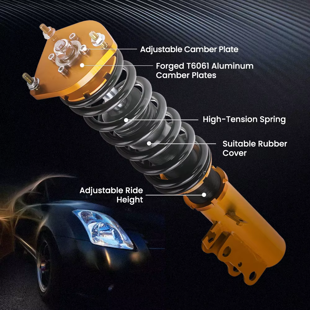 Componentes del kit coilover