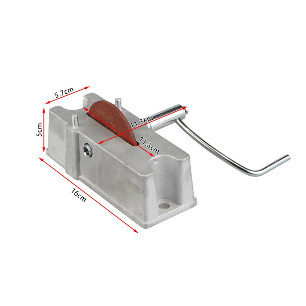 66785 66786 Amoladora manual de llenado de anillos de pistón de aluminio para asegurar espacio final de anillos de pistón adecuado Kit de herramientas de grano 120 - imagen 2