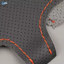 Funda de volante para coser en cuero perforado Toyota GT86 y Subaru BRZ