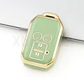 4 button green cover