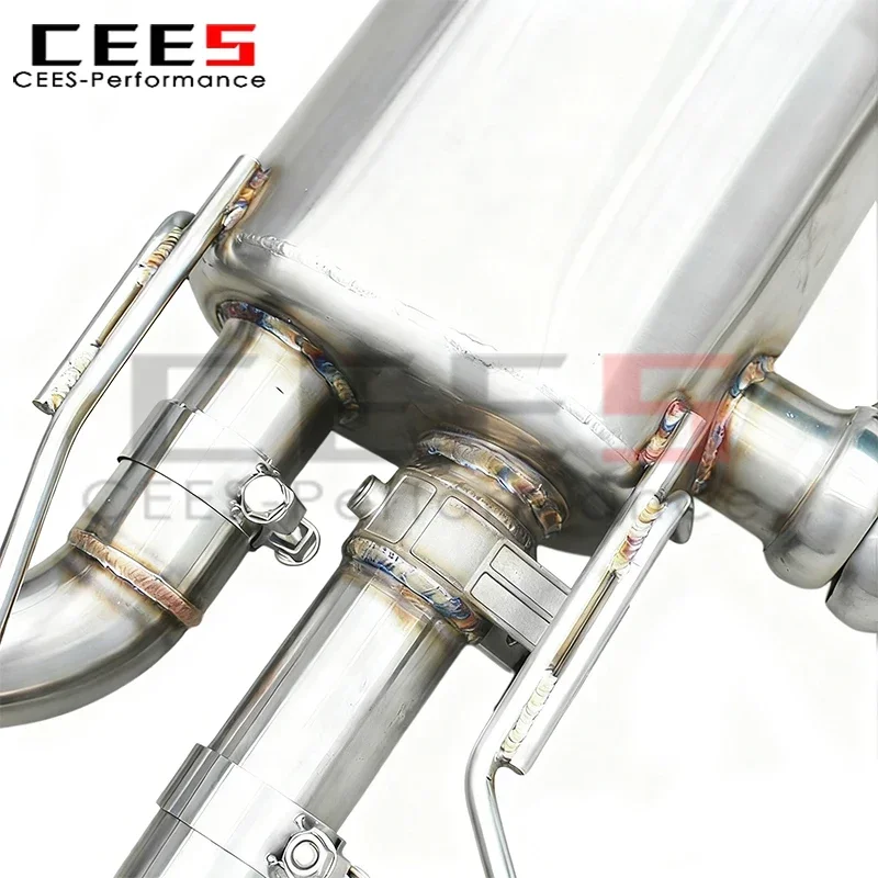 CEES sistema de escape cat-back valvulado para Jaguar F-Type V8 5.0 - imagen 4