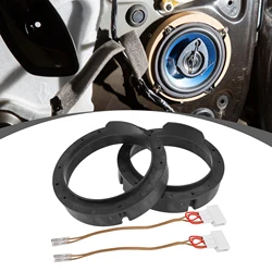 X Autohaux Anillo espaciador adaptador de altavoz de coche de 6,5 "con combinación de cables para Volkswagen Passat 1998-2016 para Volkswagen Jetta 1999