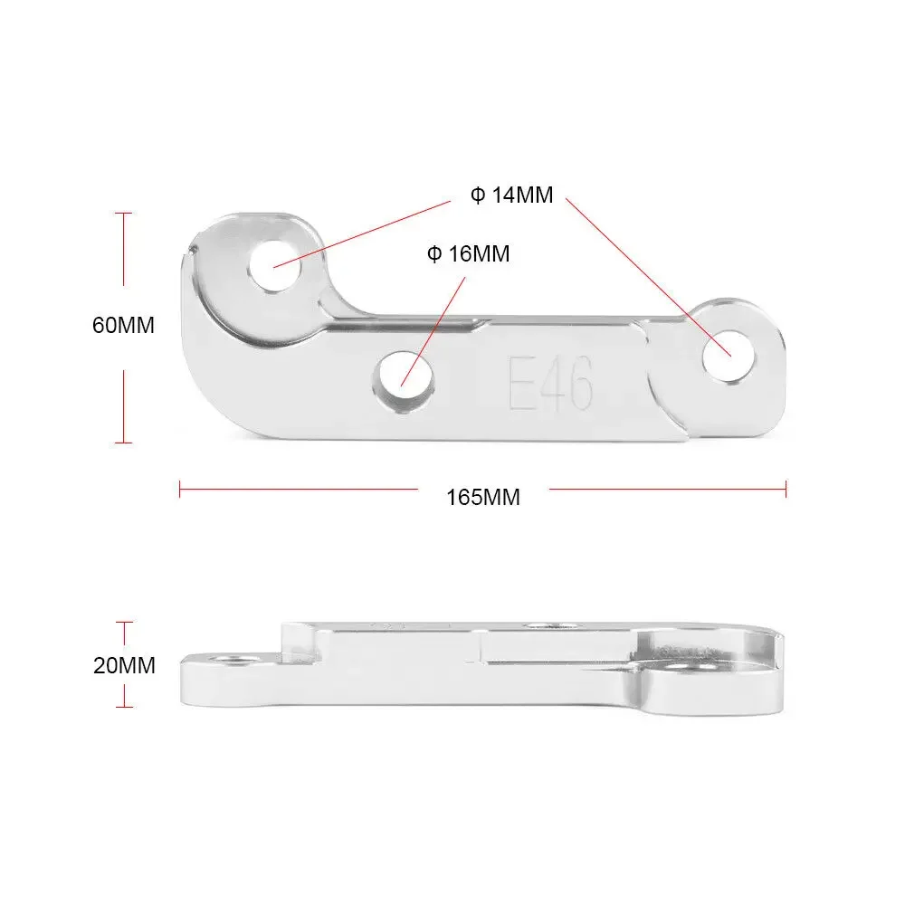 Kit aumento ángulo de giro BMW E46 M3 – Adaptador dirección drift - imagen 2
