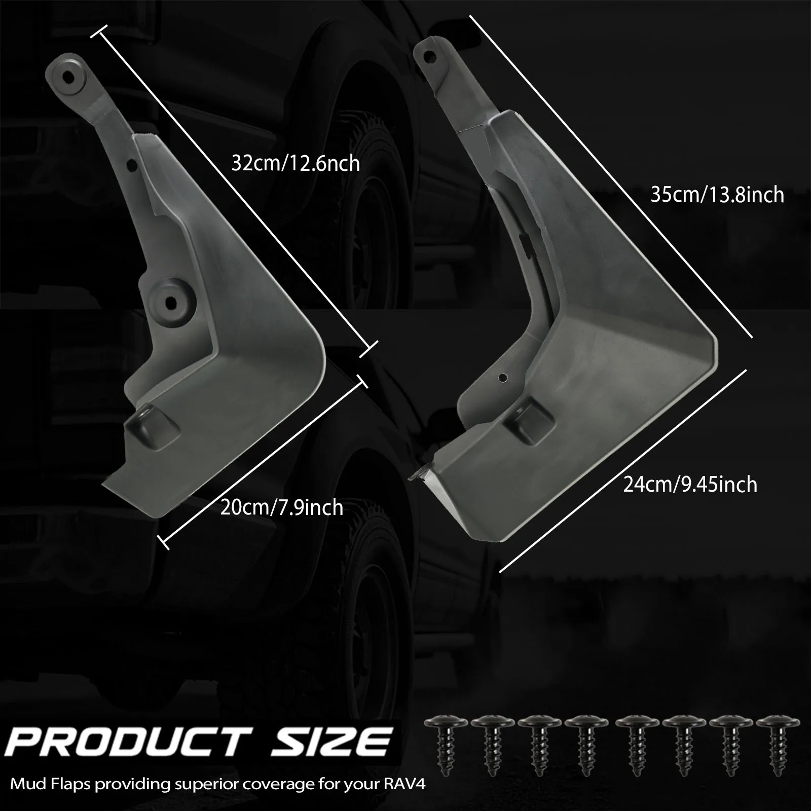 Kit guardabarros Toyota RAV4 XA50 (2019-2025) - set completo - imagen 5