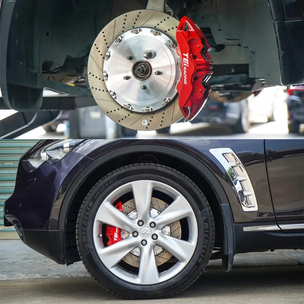 Kit freno delantero 6 pistones S60-Plus BBK para Infiniti FX35 - imagen 4