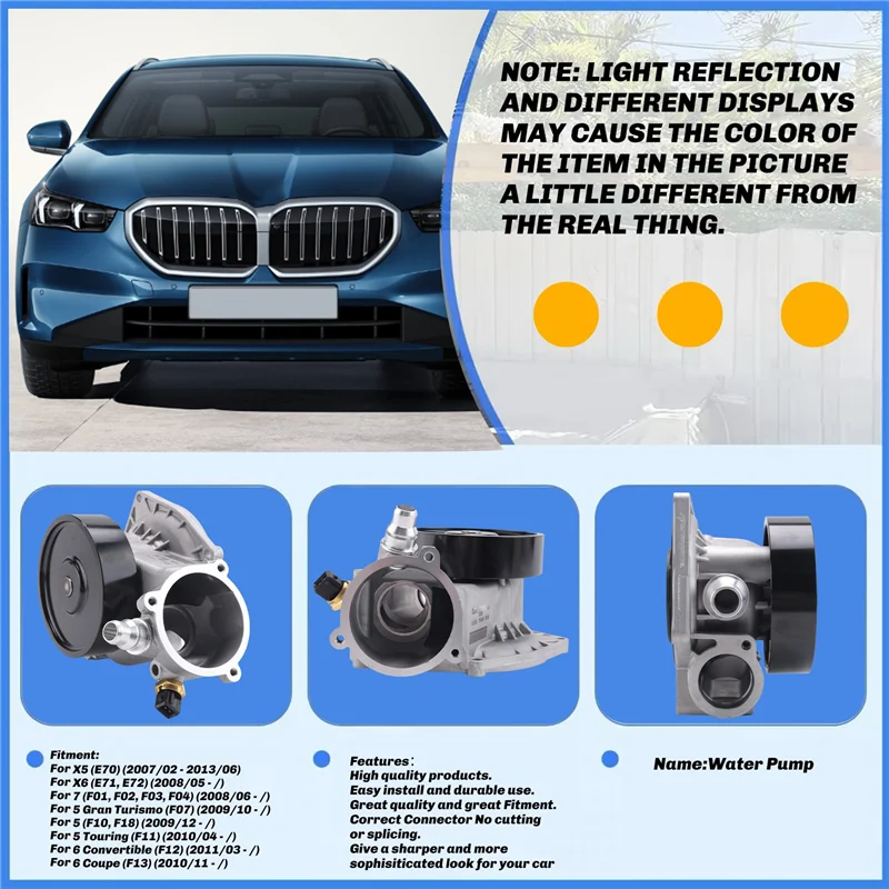 Bomba agua BMW 11517548264 – X5 E70 X6 E71 Serie 5 F10 550 Serie 7 F01 750