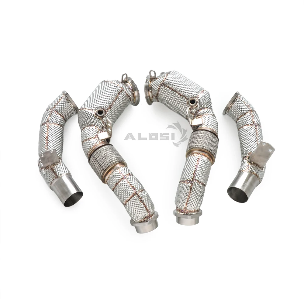 Tubo de bajada inoxidable BMW M550i G30 N63 4.4 T - imagen 2
