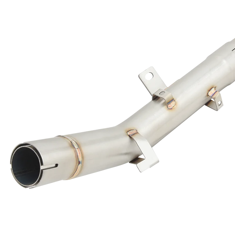Tubo de enlace frontal para escape – QJMOTOR QJ800GS-G SRK800RR 2023-2024 - imagen 3