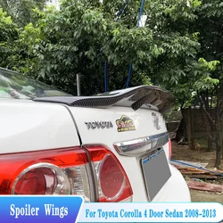 Alerón labio maletero Toyota Corolla Sedán ABS 2008-2013
