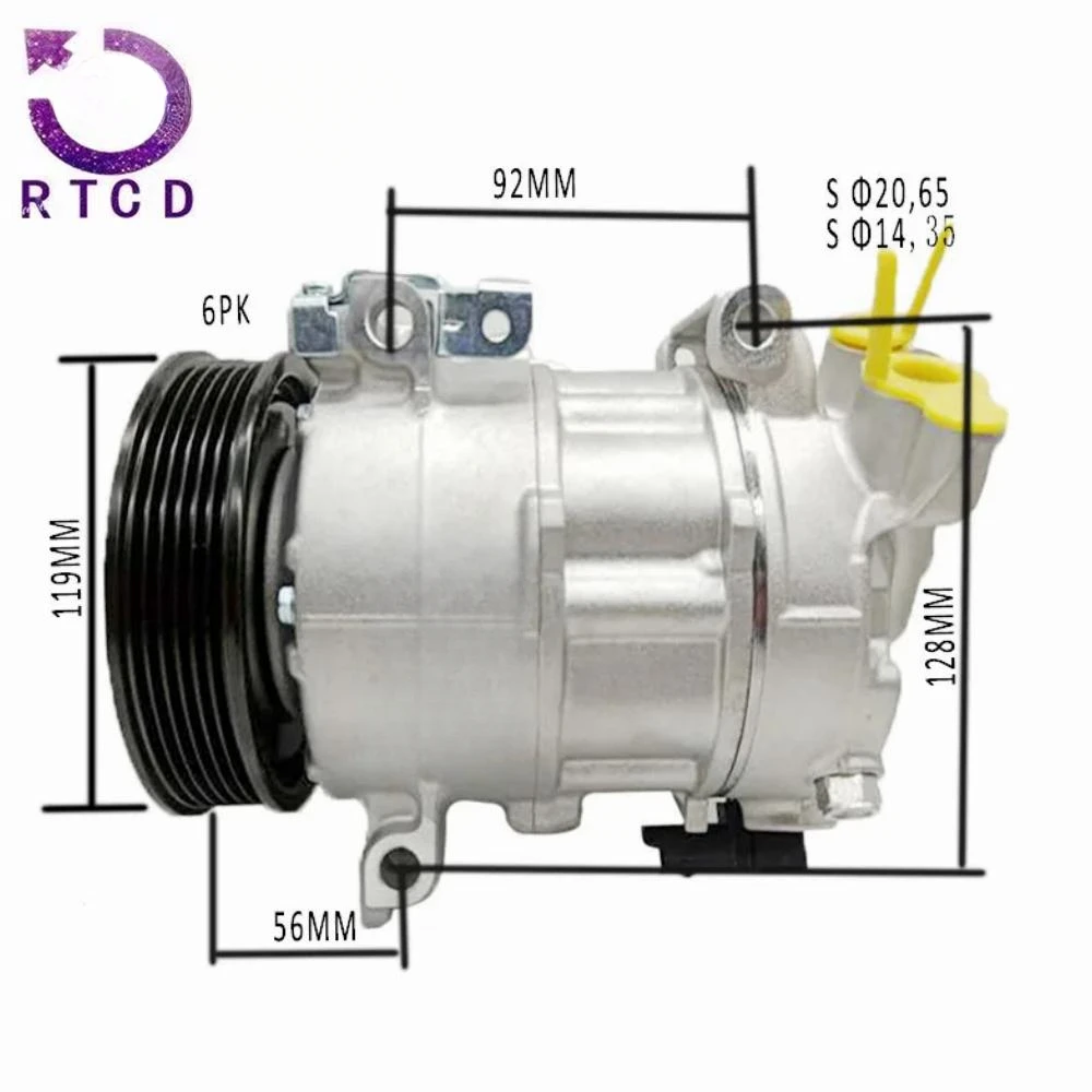 Compresor de aire acondicionado Peugeot RCZ 308 5008 – OEM 967682380 - imagen 3