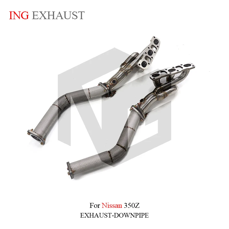 Tubo de drenaje secundario del colector ING para Nissan 350Z 3.5l V6 VQ35 tubo de rama de cabezal tubo convertidor de bajante de potencia del motor - imagen 3