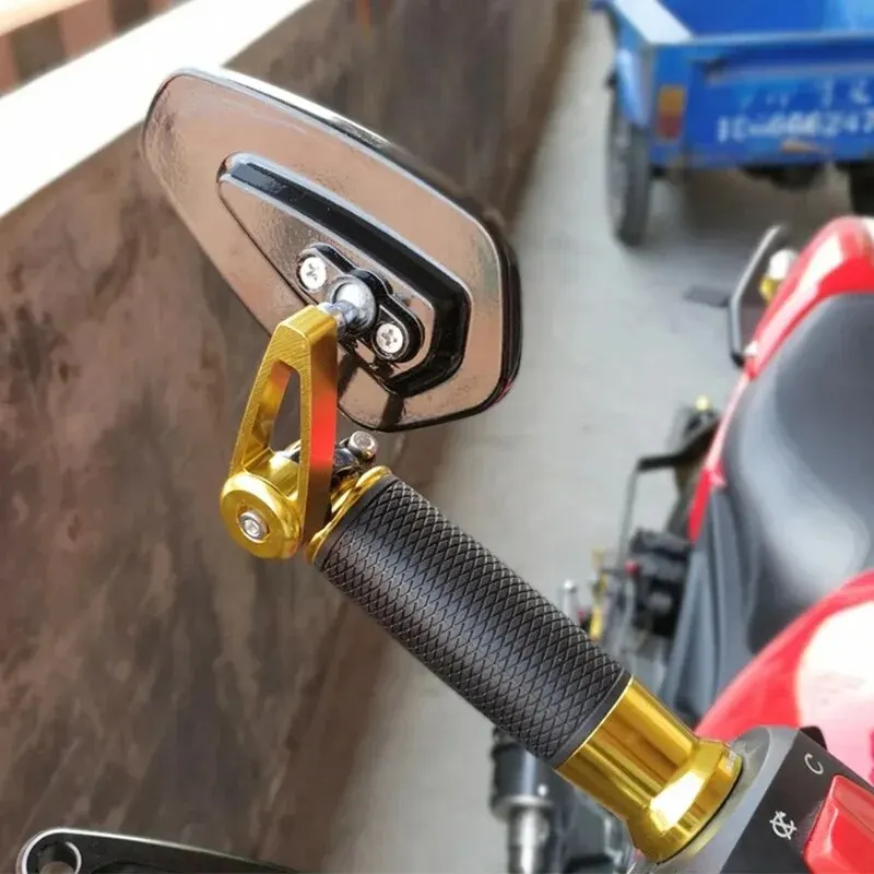 Espejos retrovisores universales para moto 7/8 de aluminio - imagen 3