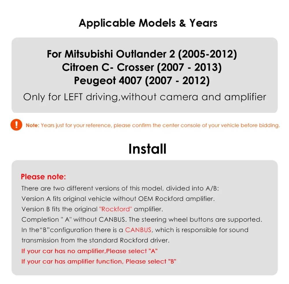 Radio multimedia Android para Outlander, 4007 y C-Crosser - imagen 2
