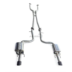 Escape trasero Cat para Toyota IS350 3.5L 2013-2020 Sistema de escape Valvetronic, con kit de control remoto, rendimiento Cat back exhau