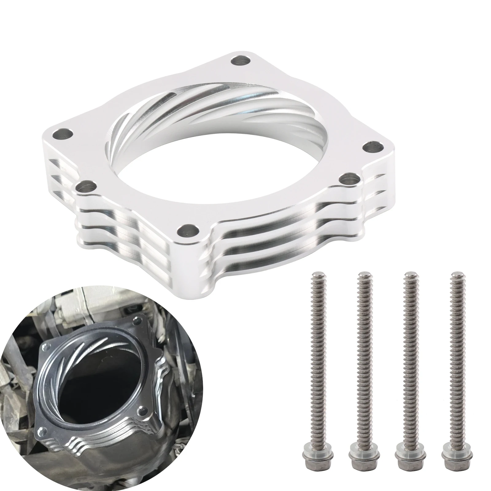 Espaciador cuerpo del acelerador aluminio – Dodge RAM y Durango 5.7 V8