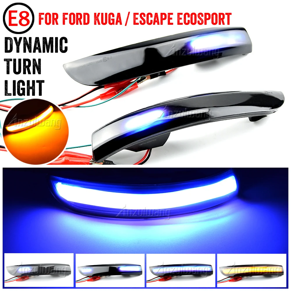 Detalle de instalación luz LED espejo Ford