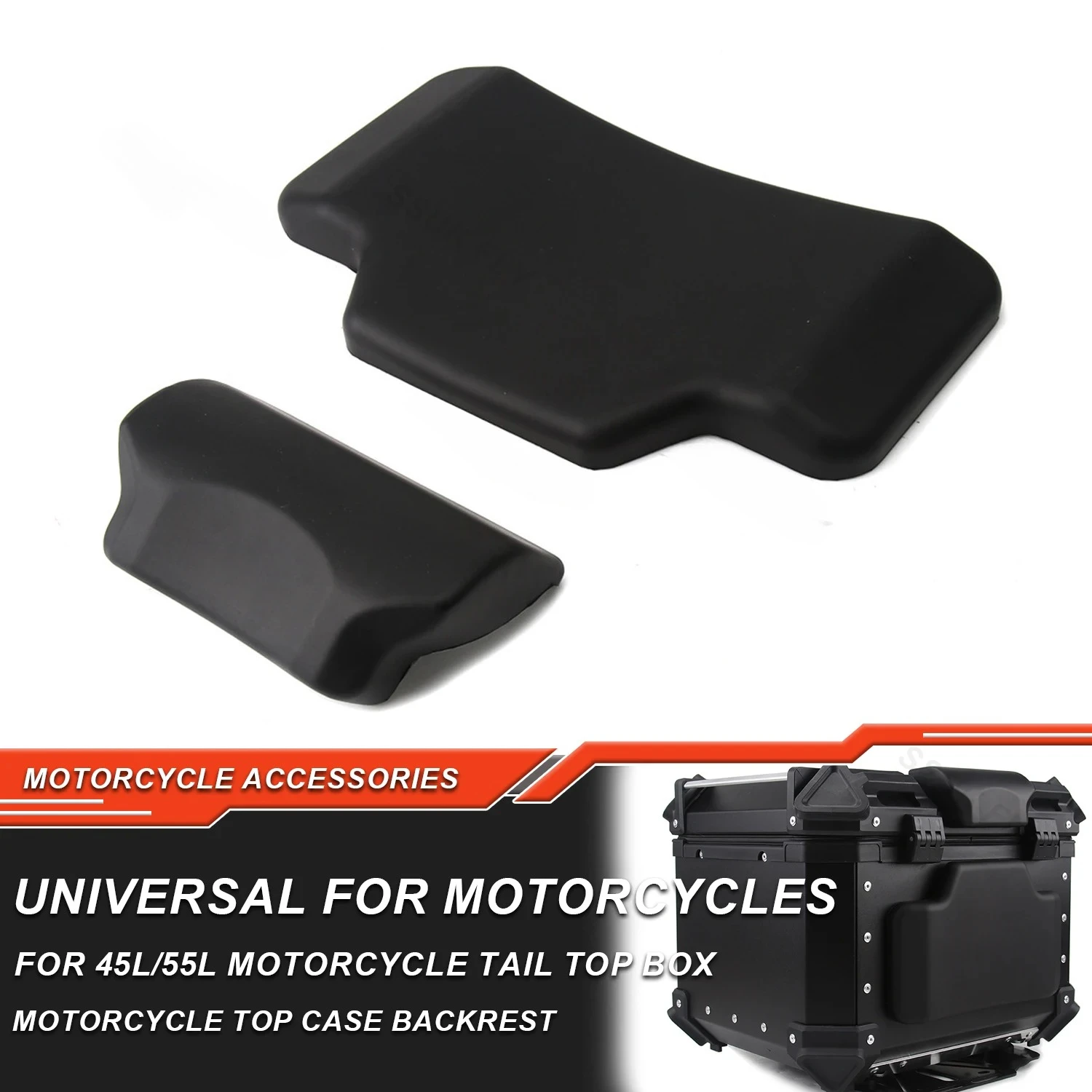 Respaldo Pasajero Moto 45-55L Autoadhesivo