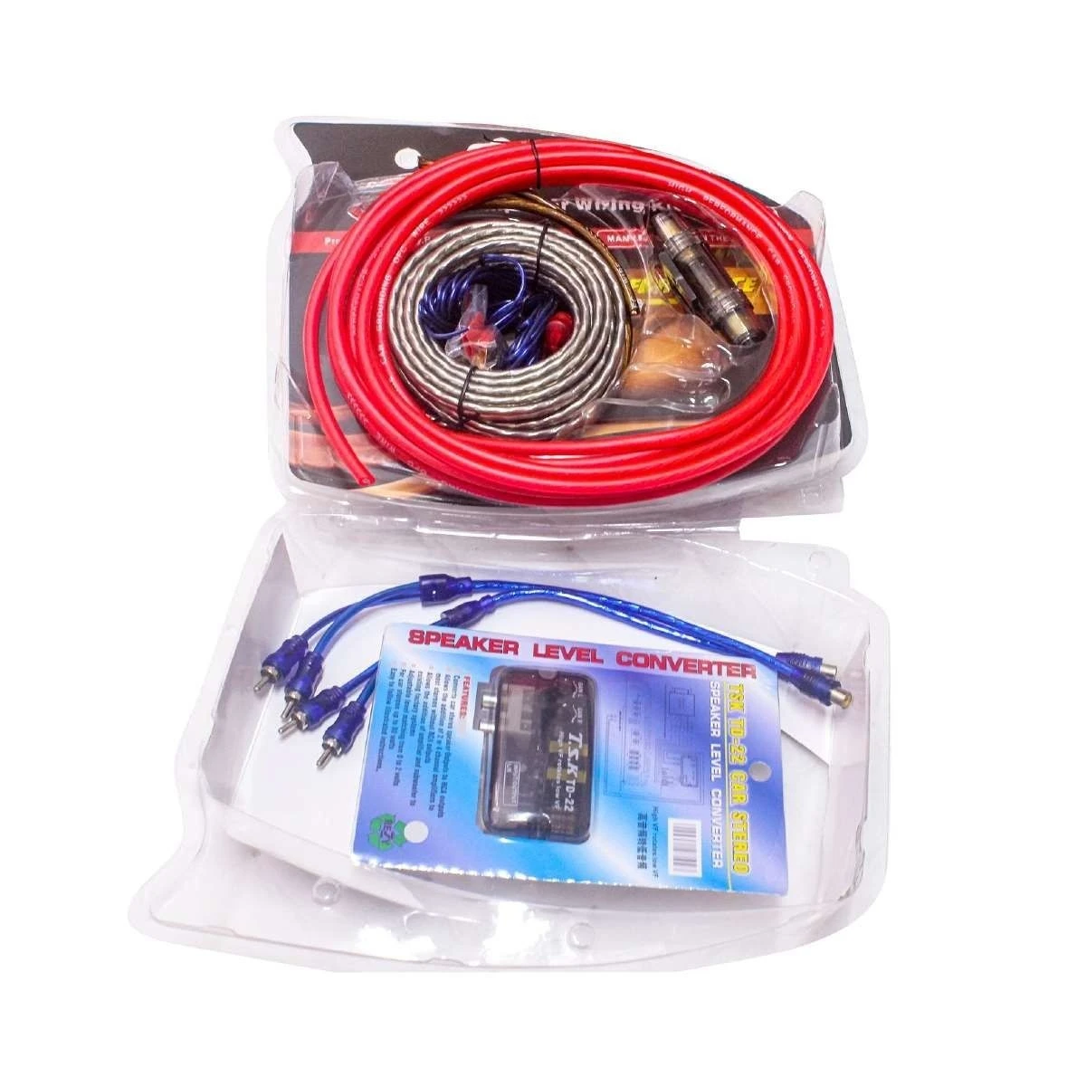Kit de cableado amplificador subwoofer 8 AWG con fusible y terminales - imagen 4