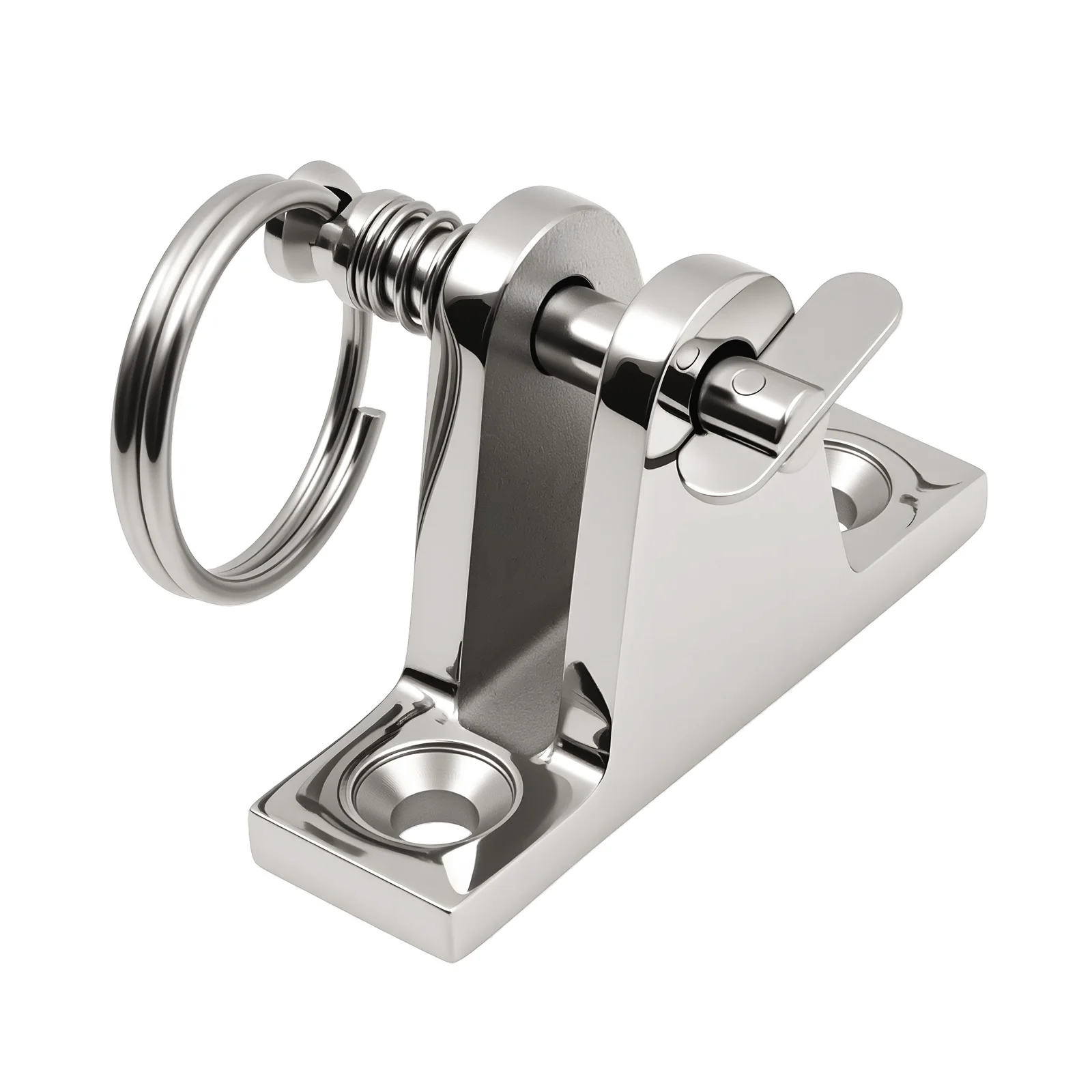 316 Acero Inoxidable 90 °   Bisagra de cubierta curvada plana, accesorios superiores, bisagra de cubierta de barco duradera, accesorios para barcos, 1 Uds. - imagen 4