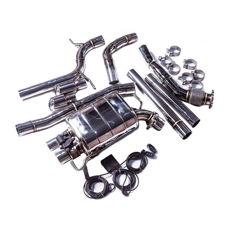 GFC silenciador de escape catback acero inoxidable para Audi A4 A5 B8 - imagen 4