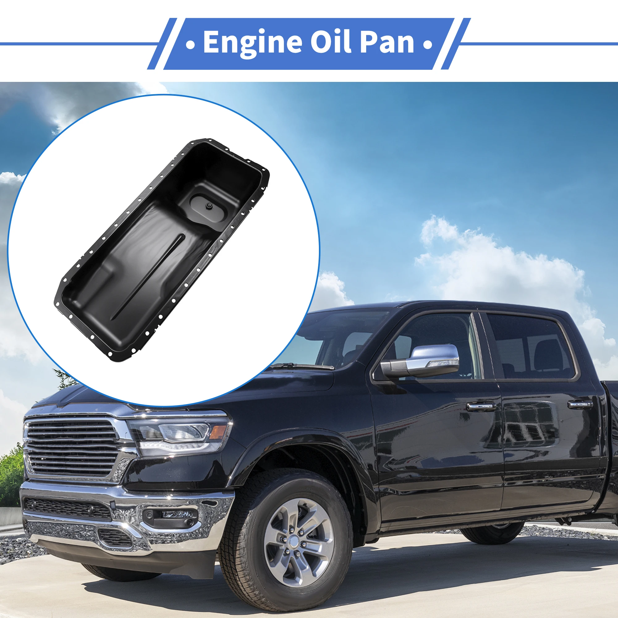 Cárter de aceite UXCELL 5086855AA para Dodge Ram 2500/3500/4500/5500 - imagen 2