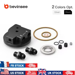 (Stock UE, EE. UU. y Reino Unido) para motores de 6 cilindros M50/S50/S52/S54, adaptador de enfriador de aceite para BMW E36 E46 M3 E34 Z4M E85/E86 reemplazar 11421741000