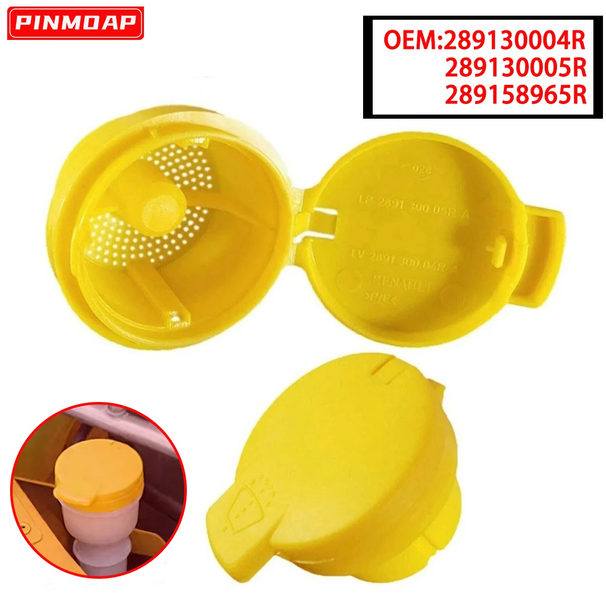 PINMOAP tapa depósito líquido limpiaparabrisas – Renault Clio MK4