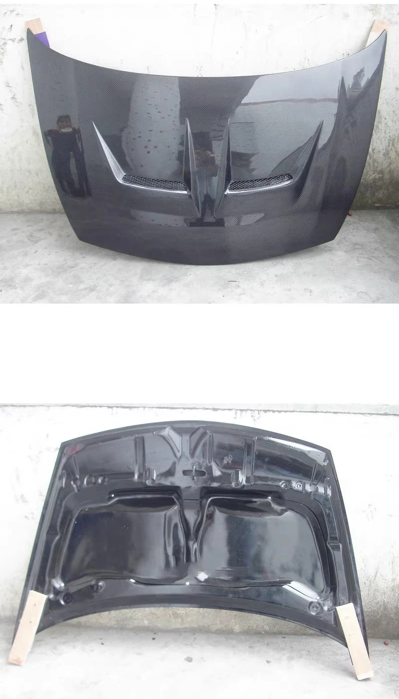 Capó de motor de fibra de carbono, capó ligero para Honda civic FD2, cubierta de motor de nuevo estilo modificado, accesorios para coche - imagen 3